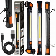Led Workshop Flashlight 12W 1200Lm Magnets Hook Battery 2600Mah Ts2273