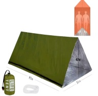 Зелений Аварійний Терморятувальний Намет Lifetent 2-Місний 241X119X79См