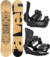 Класичний Сноуборд Raven Solid 161 См + Raven Pro King Black L