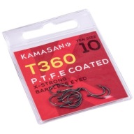 Гачки Для Коропа Без Вушок З Вушком Kamasan T360 X-Strong Ptfe Розмір 14