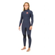 Жіночий Гідрокостюм Rip Curl Dawn Patrol 5/3 На Блискавці Темно-Синій, Розмір 4