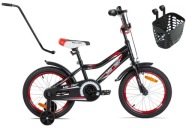 Дитячий Велосипед Mexller Bmx 16 Дюймів Велосипед Для Хлопчика, Кошик, Бічні Колеса