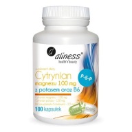 Aliness Magnesium Citrate Potassium + B6 Magnesium 100 Mg Серцеві Судоми Тиску