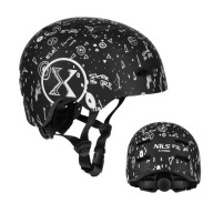 Велосипедний Шолом Nils Extreme Black S 52-56 См, Легкий, Регульований