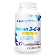 Allnutrition Omega 3-6-9 Strong 90 Kap Лляний Рибячий Жир Вітаміни