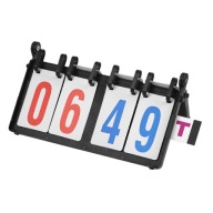 Настільне Табло Score Keeper 4-Значне Табло Flipper Для Баскетболу
