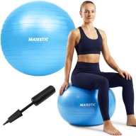 Великий Гімнастичний М'яч Для Фітнесу Anti Burst З Насосом Majestic Sport 85См
