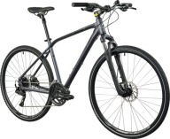 2X Indiana X-Cross 4.0 M21 28 Дюймів Чоловічий Кросовий Велосипед Сірий