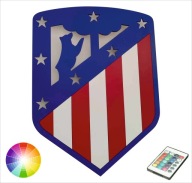 Atletico Madrid Герб Нічник На Стіну Led Rgb Pilot