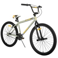 24-Дюймовий Дорослий Bmx-Велосипед Із 2 Кілочками Від Початківців До Досвідчених Райдерів, Сірий