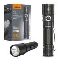 Ручний Акумуляторний Світлодіодний Ліхтарик 20W 4000Lm 6 Режимів Usb-C Ip68 Videx