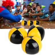 Жонглюючі М'ячі Для Початківців Із 3 Шт., Жовто-Чорні Пу Thud Clown, Ігровий Набір