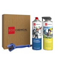 Ecochemical Набір Для Обслуговування Ланцюга Велосипеда Засіб Для Видалення Жиру + Щітка