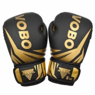 Тренувальні Боксерські Рукавички Vobo 8 Унцій Дитячі, Золоті Та Чорні