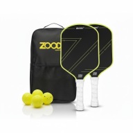 Ракетки Pickleball Zoodo P2 T700 Карбонові Неоново-Зелені + 4 М'ячі Usapa
