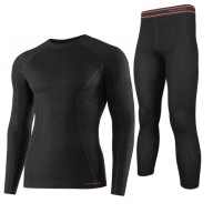 Чоловіча Термоактивна Білизна Brubeck Active Wool, Комплект Світшот + Штани