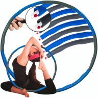 Фітнес-Колесо Hula Hop Для Схуднення З Виступами І Масажером, Складна Посадка