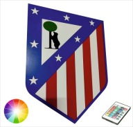 Atletico Madrid Герб Нічник На Стіну Led Rgb Pilot