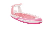 Крісло Надувний Матрац Pink Beach З Балдахіном Intex 57804 Модель 2025