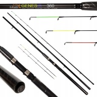 Hokkaido Genesis Feeder Rod 3.9M 100-120G Method Mix Carbon