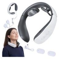 Інтелектуальний Масажер Для Шиї Ems Electrostimulation Relaxation 2In1 На Батарейках