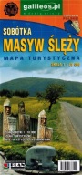 Ślęża Massif Sobótka Ламінована Туристична Карта Galileos