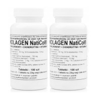 2X Podkowa Collagen Naticol + Гіалуронова Кислота, Хондроїтин + Віт С 100 Таб.