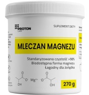 Proton Labs Magnesium Magnesium Lactate Powder Щільний Для Шлунку 98%+ Чистий