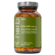 Herb Folate Folic Acid Mthylofolian 5-Mthf 400Ug 120Vcap Імунітет Перед Вагітністю