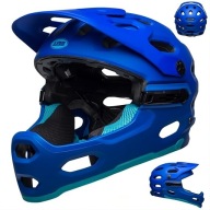 Велосипедний Шолом Bell Super R Mips Full Face L 58-62 Cm Blue Matt