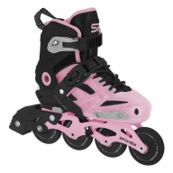 Дитячі Роликові Ковзани Spokey Freespo Kids 35 - 38 Розміри Чорні Та Рожеві