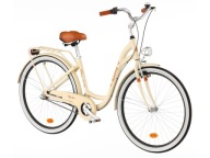 Жіночий Міський Велосипед Indiana Moena A3B 28 Дюймів Cappuccino