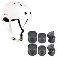 Peanut Adjustable Helmet + Protectors Set For Roller Skates, Bike, Skateboard, Xs