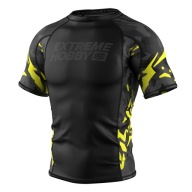Рашгард Extreme Hobby З Коротким Рукавом Black Panther Black And Yellow