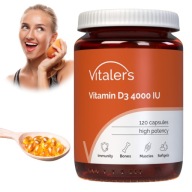 Вітамін D3 4000 Мо Форте Strong Vitaler's Immunity Bones Teeth 120 Капсул