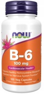 Now Foods Вітамін B6 B-6 10 Мг Спазми Нервової Системи 100 Капсул