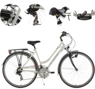 Трекінговий Велосипед Ks Cycling Vegas, Рама 21 Дюйм, Колесо 28 Дюймів, Білий