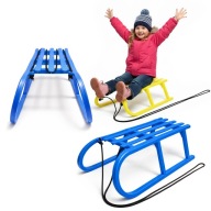 Традиційні Пластикові Дитячі Санки На Шнурку Kids Snowfun Blue