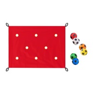 Hole Tarp Team Building Game For Teamwork Group Learning Fun Team Red
