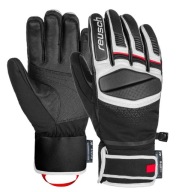 Чорно-Білі Лижні Рукавички Reusch Mastery 7745 З Козячої Шкіри