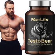 Тестостерон Таблетки | Природний Підсилювач Тестостерону | Manlife Testobear