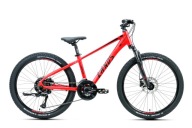 Велосипед 24 Kands Leopardo Рама 13 Shimano Дискові Гальма 2026 Червоний