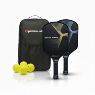 Весло Для Pickleball Pick'em All P1 Fiberglas+ Набір 4 М'ячі (Ракетка)