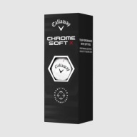 М'ячі Для Гольфу Callaway Chrome Soft X Білі, 3 Шт.