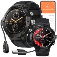 Smartwatch Чоловічий Спортивний Годинник Glacierx Ceres Чорний Ігри Музика Калорії