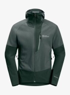 Чоловіча Куртка Jack Wolfskin Alpspitze Hoody Софтшелл Зеленого Кольору