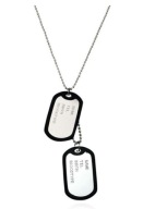 Dog Tag X2 Dog Tag Гравіювання Текстовий Напис 80/20
