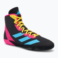 Взуття Для Боксу Adidas Adizero Чорне/Сигнально-Блакитне/Шок