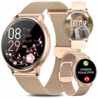 Жіночий Годинник Smartwatch Qs40 4 Ремінці Меню Pl Gold