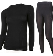 Комплект Brubeck Active Wool, Чорний